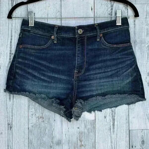 Abercrombie & Fitch Shorts Women's Size 27 Denim Cut Off Blue 2" Inseam